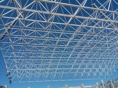 网架加工厂家聊聊加油站网架建设问题